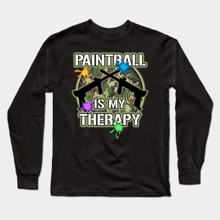 Paintball Is My Therapy Long Sleeve T-Shirt